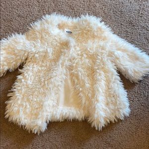 Baby fuzzy jacket